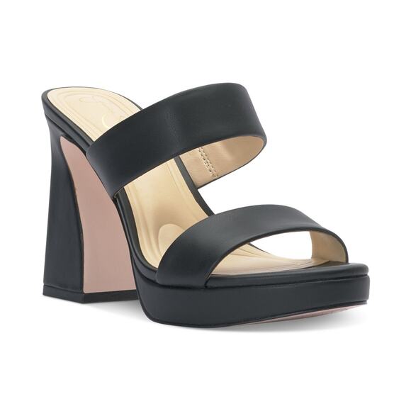 Jessica Simpson Women's Diza Strappy Platform, Black Size 9.5M - Picture 1 of 5